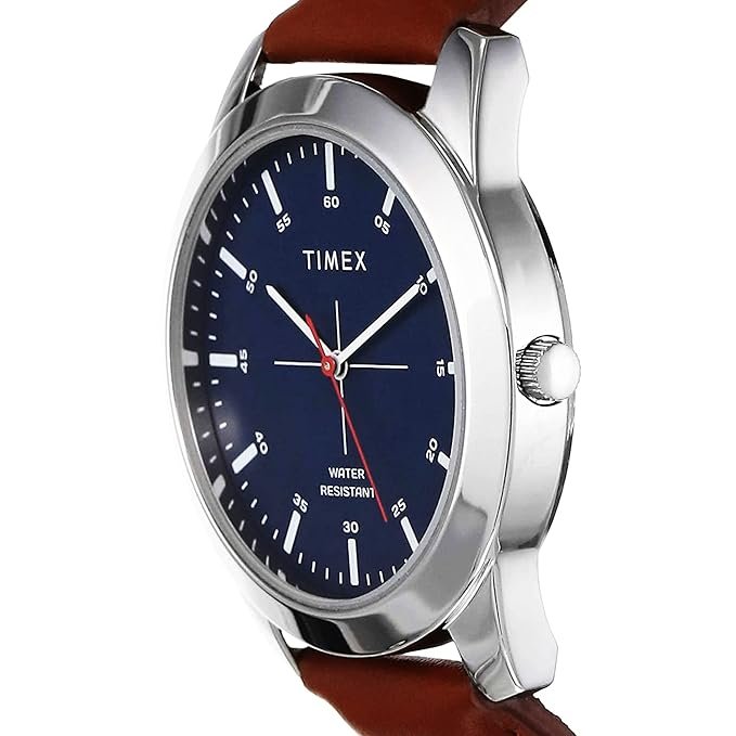 TIMEX Classics Analog Watch for Men with Round Dial & Water Resistant Man's Wrist Watches - Image 2